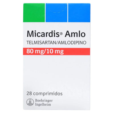 Micardis Amlo Comprimidos 80/10 - Farmacias Curie