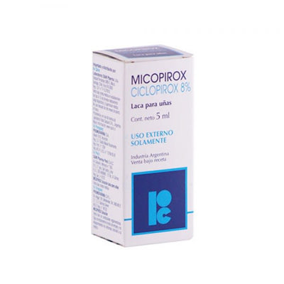 Micopirox Laca para Uñas 8% - Farmacias Curie