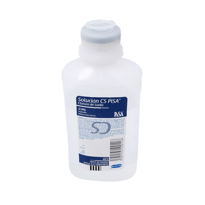 Cloruro de sodio 0,9% - 250mL - Farmacias Curie