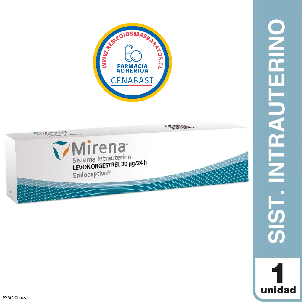 Mirena Endoceptivo 20mcg/24 horas - Medicamento Cenabast
