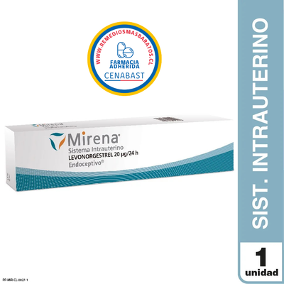 Mirena Endoceptivo 20mcg/24 horas - Medicamento Cenabast