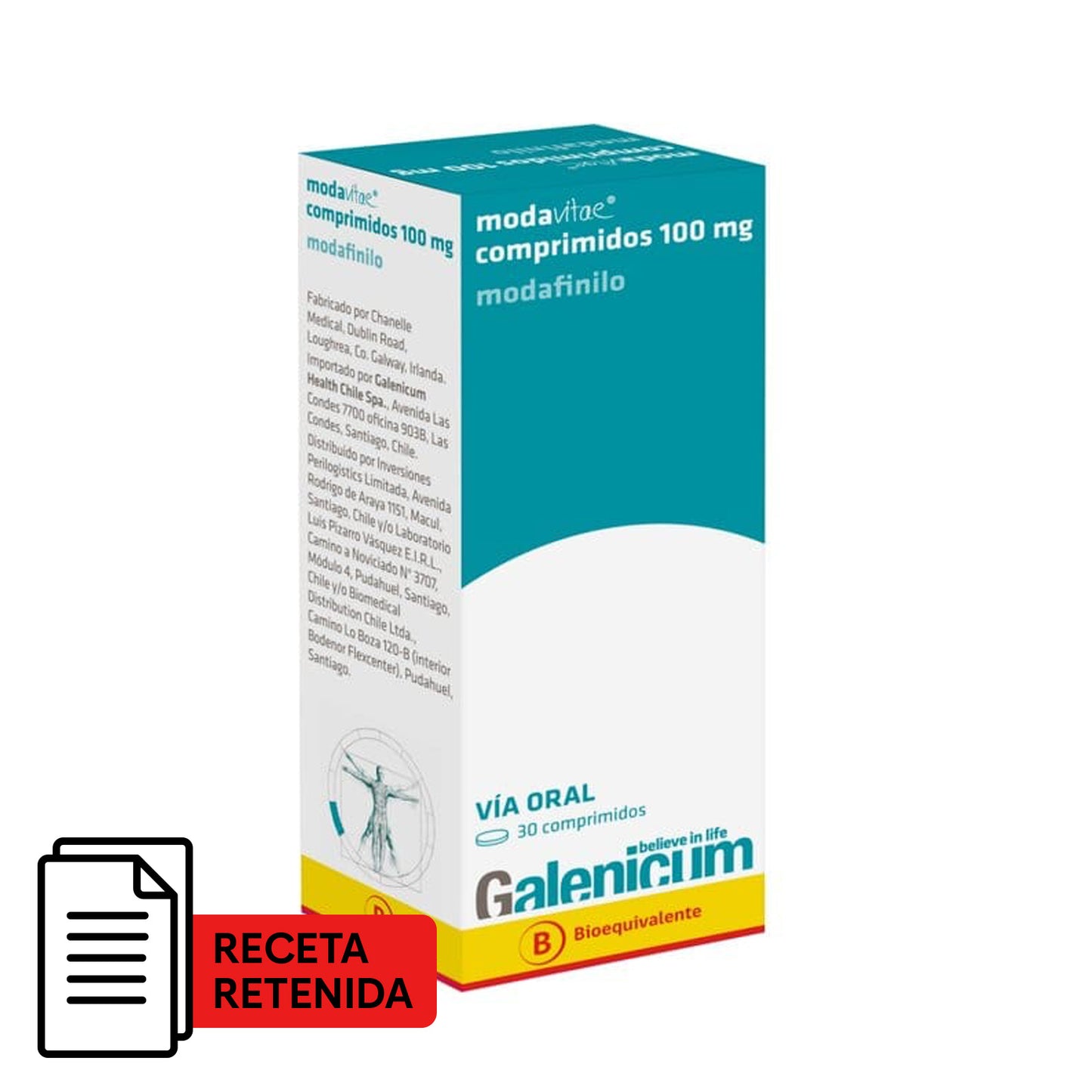 Modavitae Comprimidos 100mg - Farmacias Curie