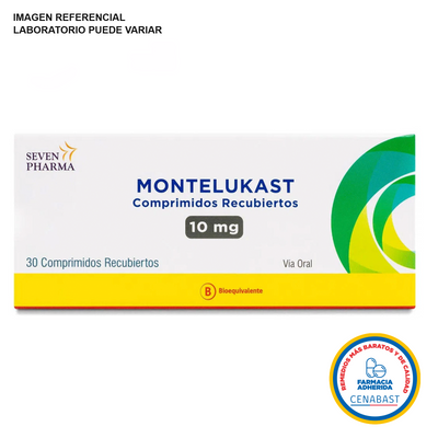 Montelukast Comprimidos Recubiertos 10mg Medicamento Cenabast