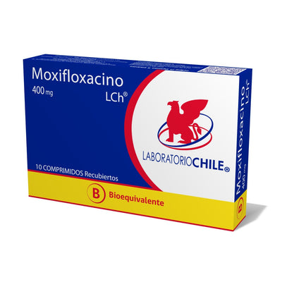 Moxifloxacino Comprimidos Recubiertos 400mg - 10 unidades - Farmacias Curie