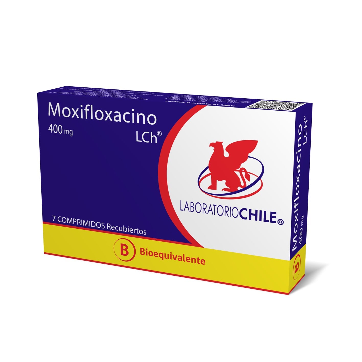 Moxifloxacino Comprimidos Recubiertos 400mg - 7 unidades - Farmacias Curie