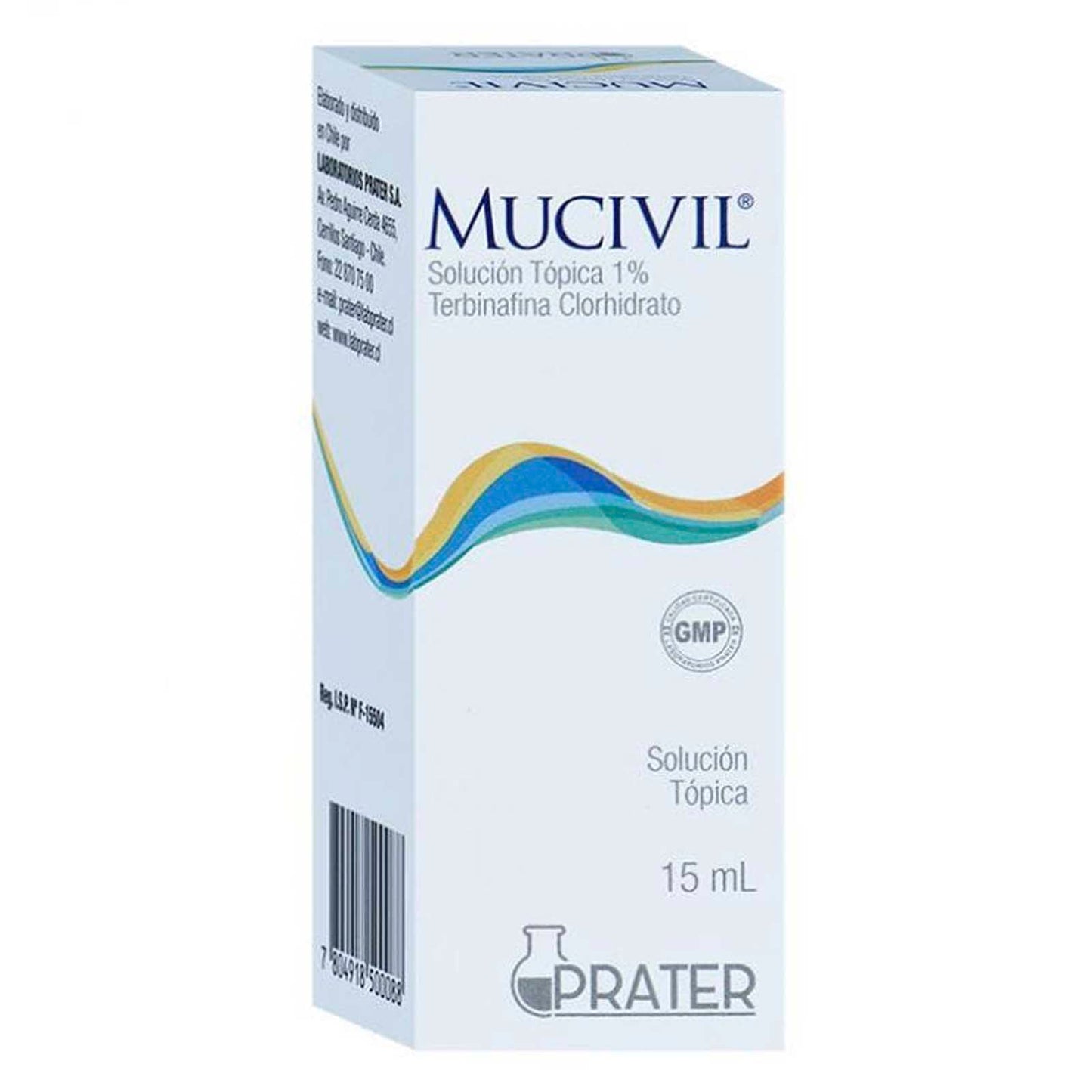 Mucivil Solución Tópica 1% - Farmacias Curie