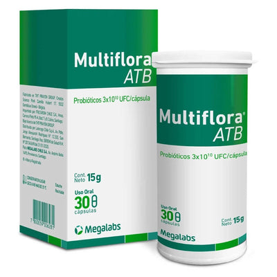 Multiflora ATB - 30 Cápsulas - Farmacias Curie