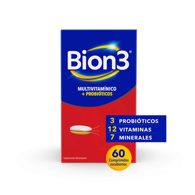 Pack Bion 3 - 60 Comprimidos Recubiertos - Farmacias Curie