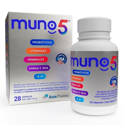 Muno 5 - 28 Cápsulas - Farmacias Curie