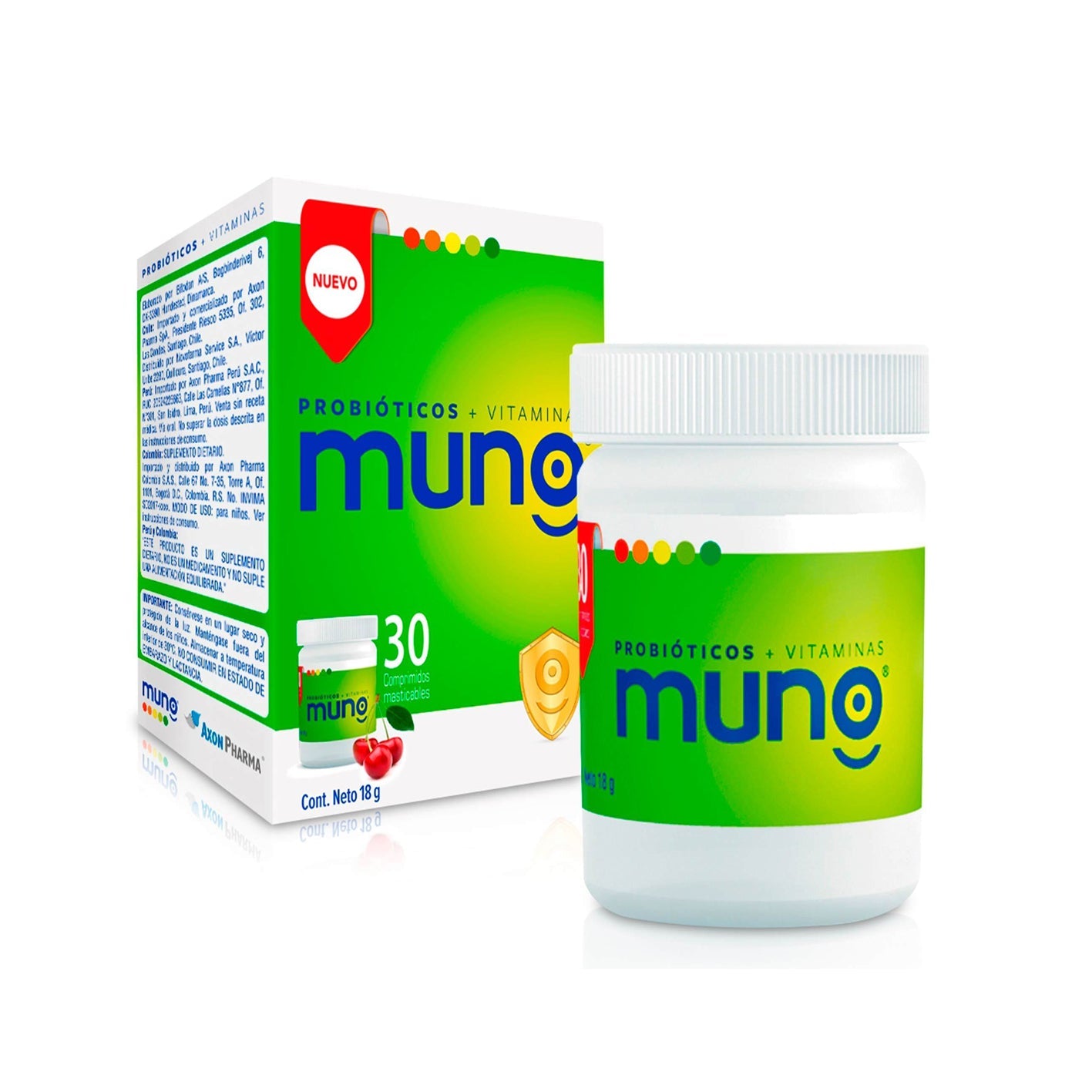 Muno - 30 Comprimidos Masticables - Farmacias Curie