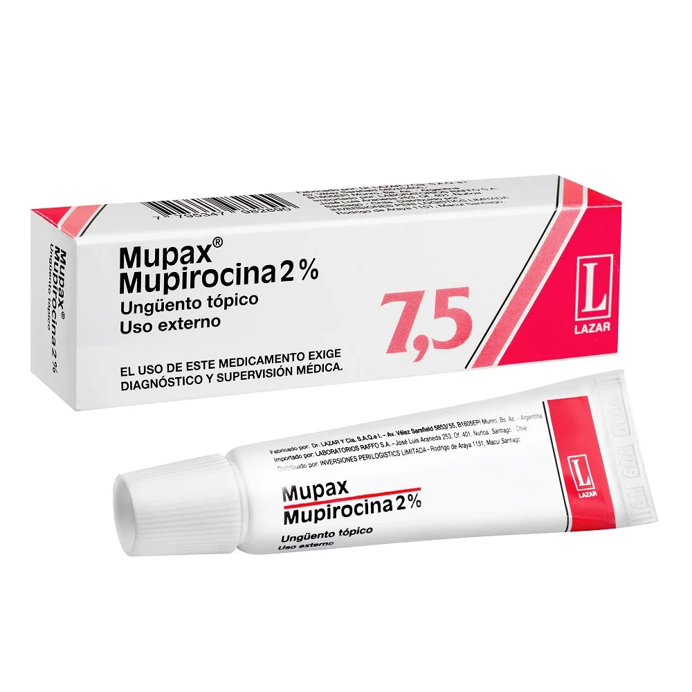 Mupax 2% Ungüento Tópico - 7.5 gramos - Farmacias Curie