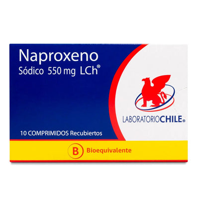 Naproxeno Comprimidos recubiertos 550 mg - Farmacias Curie