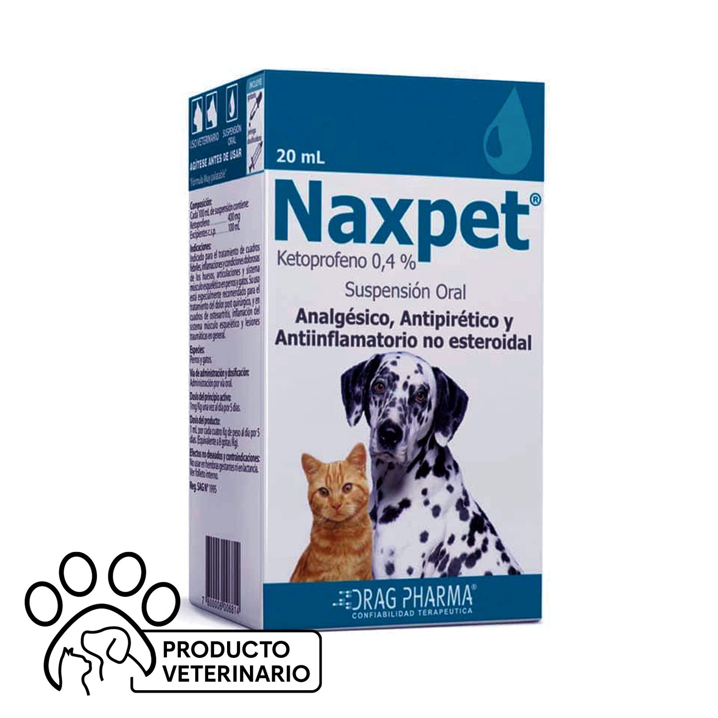 Naxpet Solución Oral 0,4% - Farmacias Curie