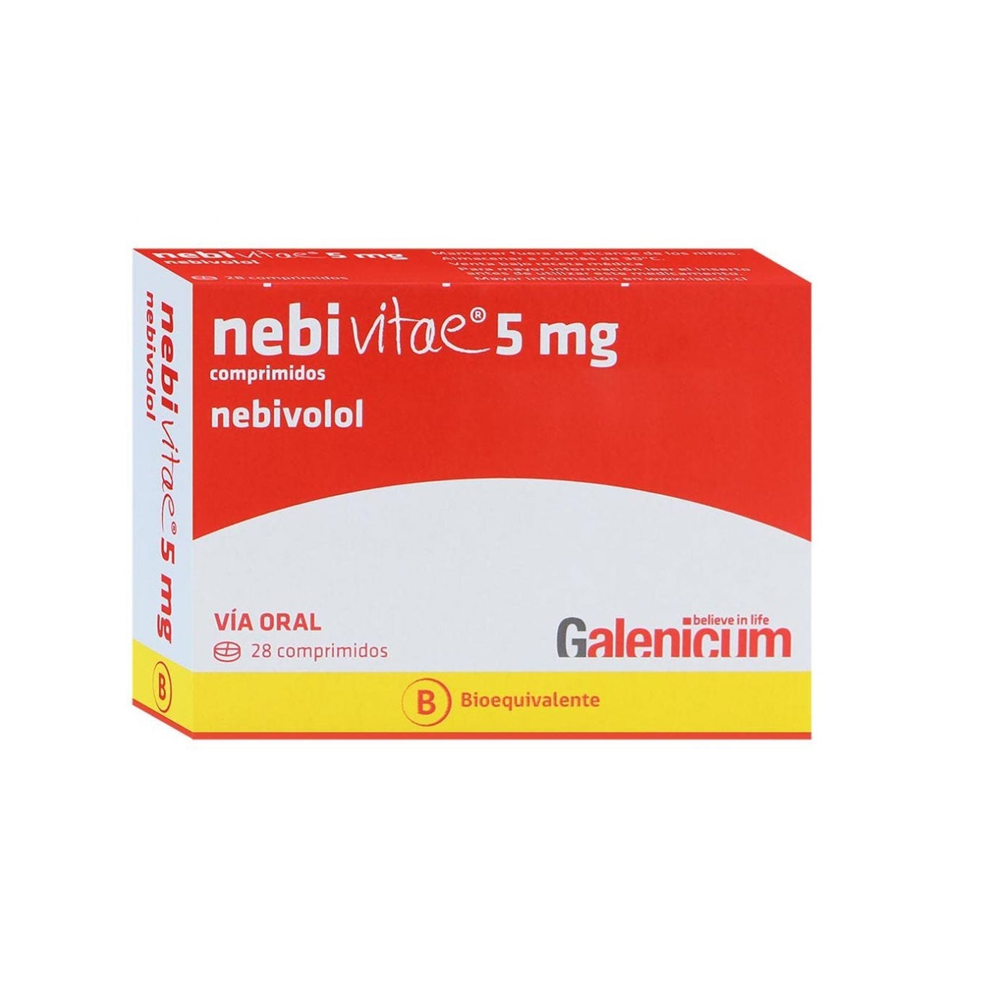 Nebivitae Comprimidos 5mg - Farmacias Curie