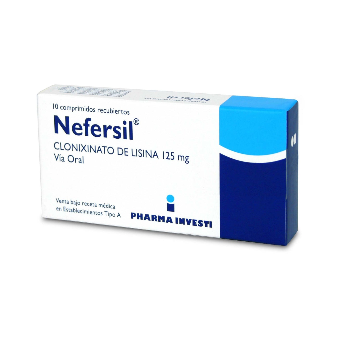 Nefersil Comprimidos Recubiertos 125mg - Farmacias Curie