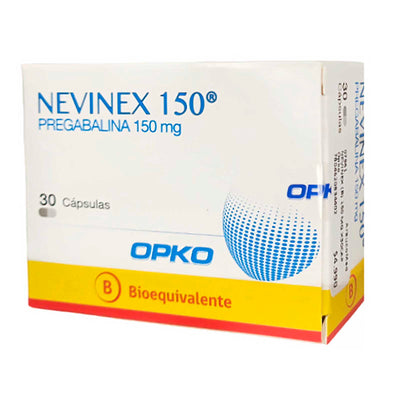 Nevinex Cápsulas 150mg - Farmacias Curie