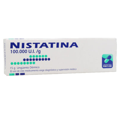 Nistatina Unguento Dérmico - 15g - Farmacias Curie