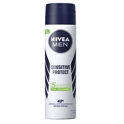 Nivea Desodorante Hombre Spray Sensitive Protect - Farmacias Curie