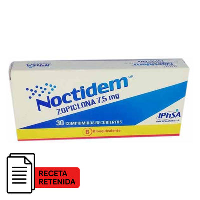 Noctidem Comprimidos Recubiertos 7,5mg - Farmacias Curie