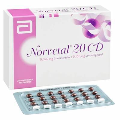 Norvetal 20 CD Comprimidos Recubiertos - Farmacias Curie