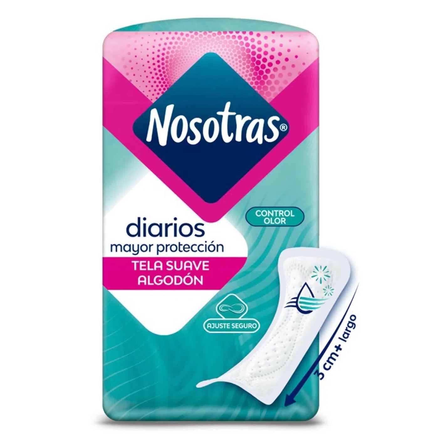 Nosotras Protectores Diarios Largos - Farmacias Curie