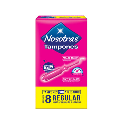 Nosotras Tampones Regular - Farmacias Curie