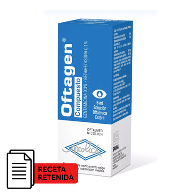 Oftagen Compuesto Solución Oftálmica - Farmacias Curie