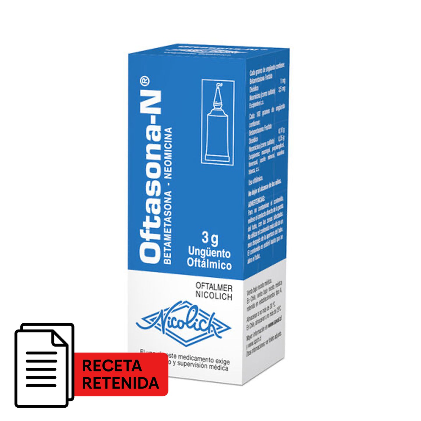 Oftasona-N Ungüento Oftálmico - Farmacias Curie