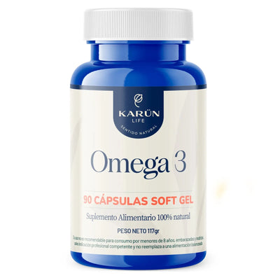 Omega 3 - 90 Cápsulas - Farmacias Curie