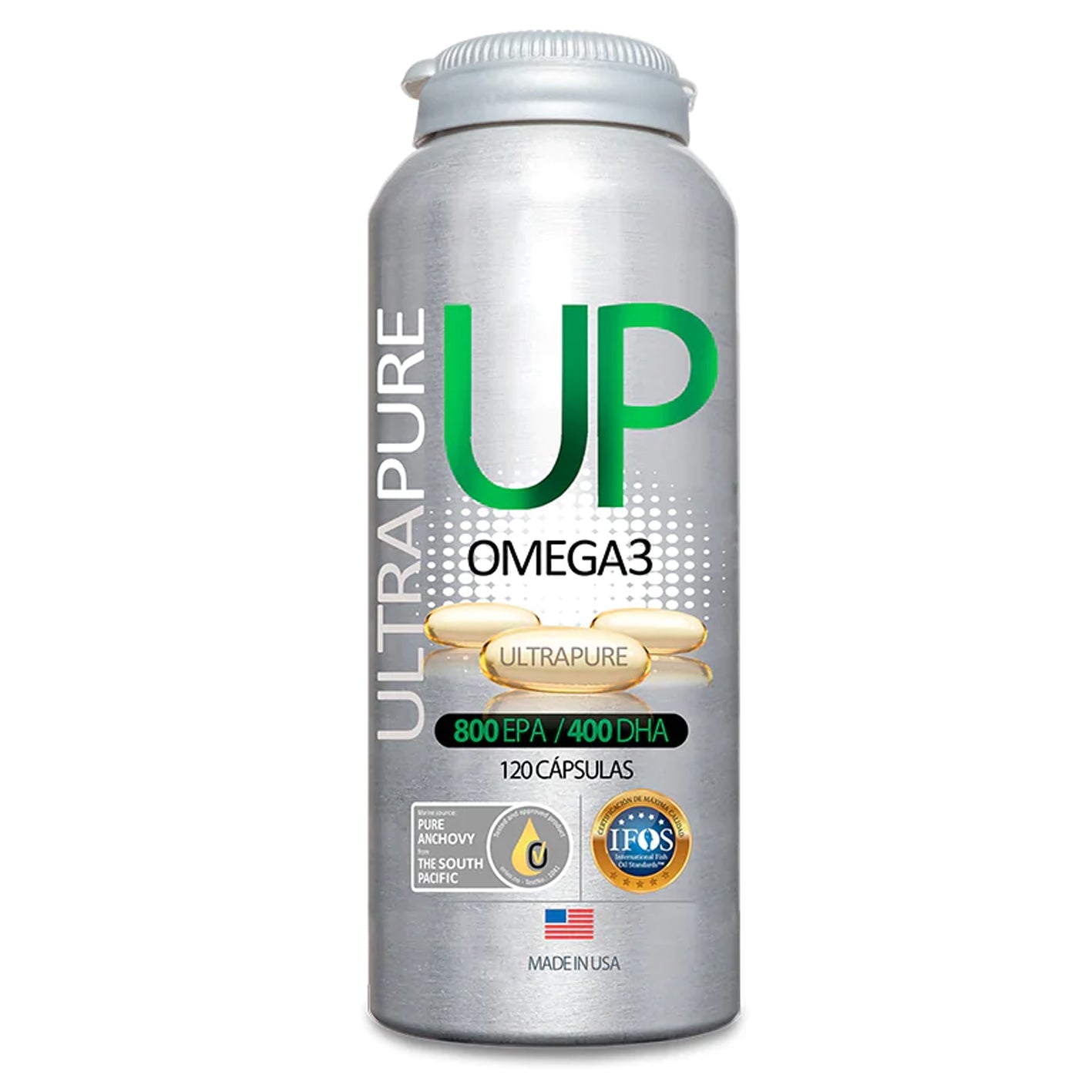 Omega 3 UP - 120 Cápsulas - Farmacias Curie