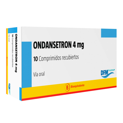 Ondansetron Comprimidos Recubiertos 4mg - Farmacias Curie