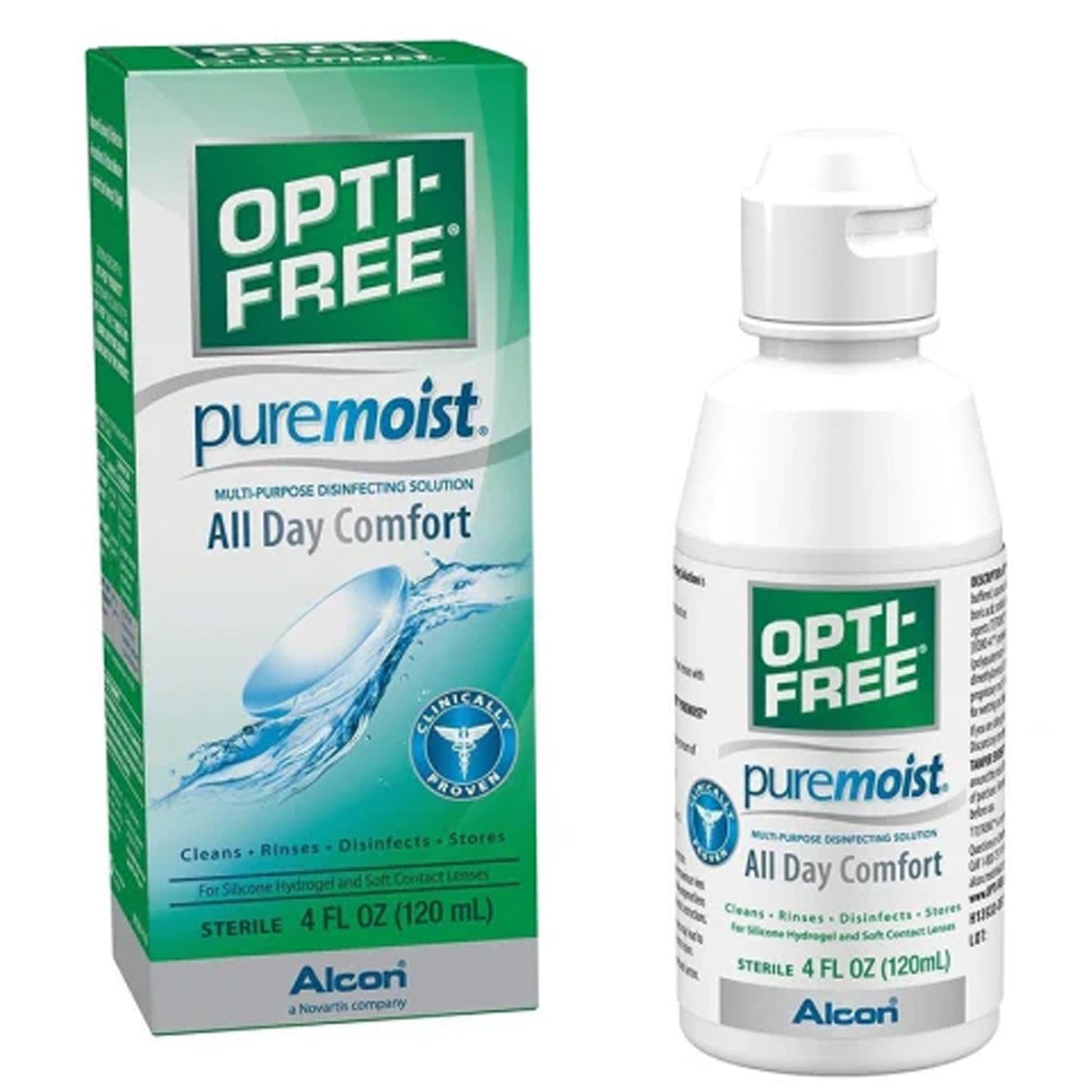 Opti-Free Puremoist Solución - 120ml - Farmacias Curie