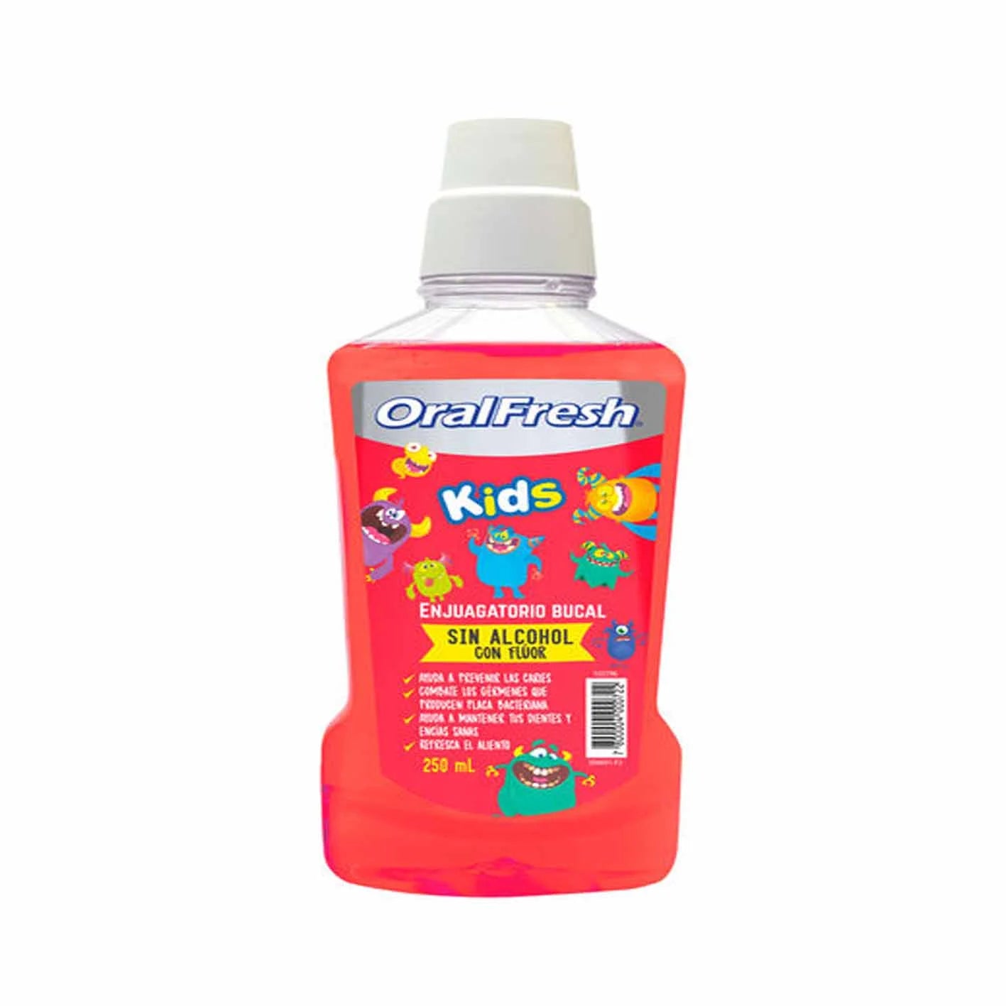 Oral Fresh Kids Sin Alcohol 250 ml - Farmacias Curie