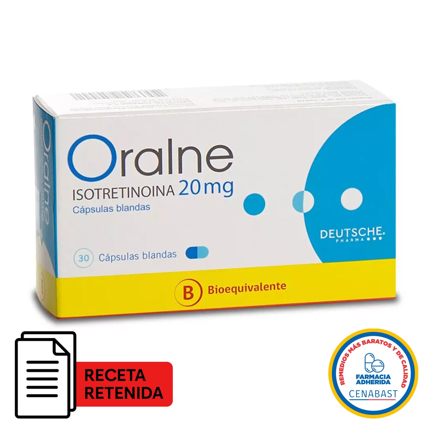 Oralne Cápsulas Blandas 20mg Medicamento Cenabast - Farmacias Curie