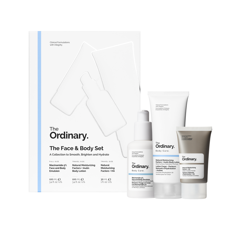 The Ordinary The Face & Body Set - 3 Productos