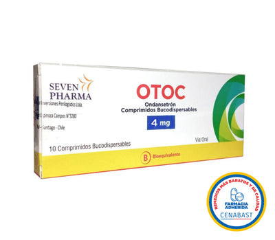 Otoc Comprimidos Bucodispersables 4mg Medicamento Cenabast - Farmacias Curie