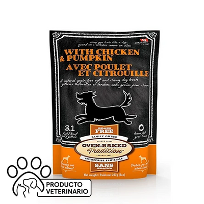 Oven-Baked Snack Perro Sabor Pollo y Calabaza - Farmacias Curie