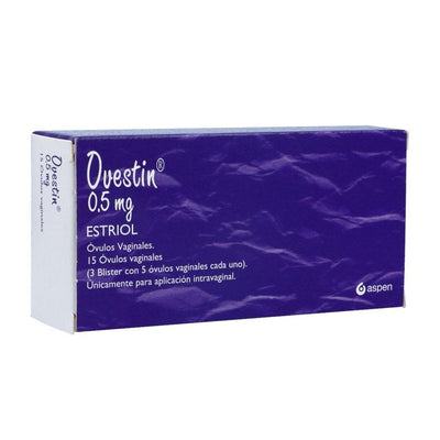 Ovestin Óvulos 0,5mg - Farmacias Curie