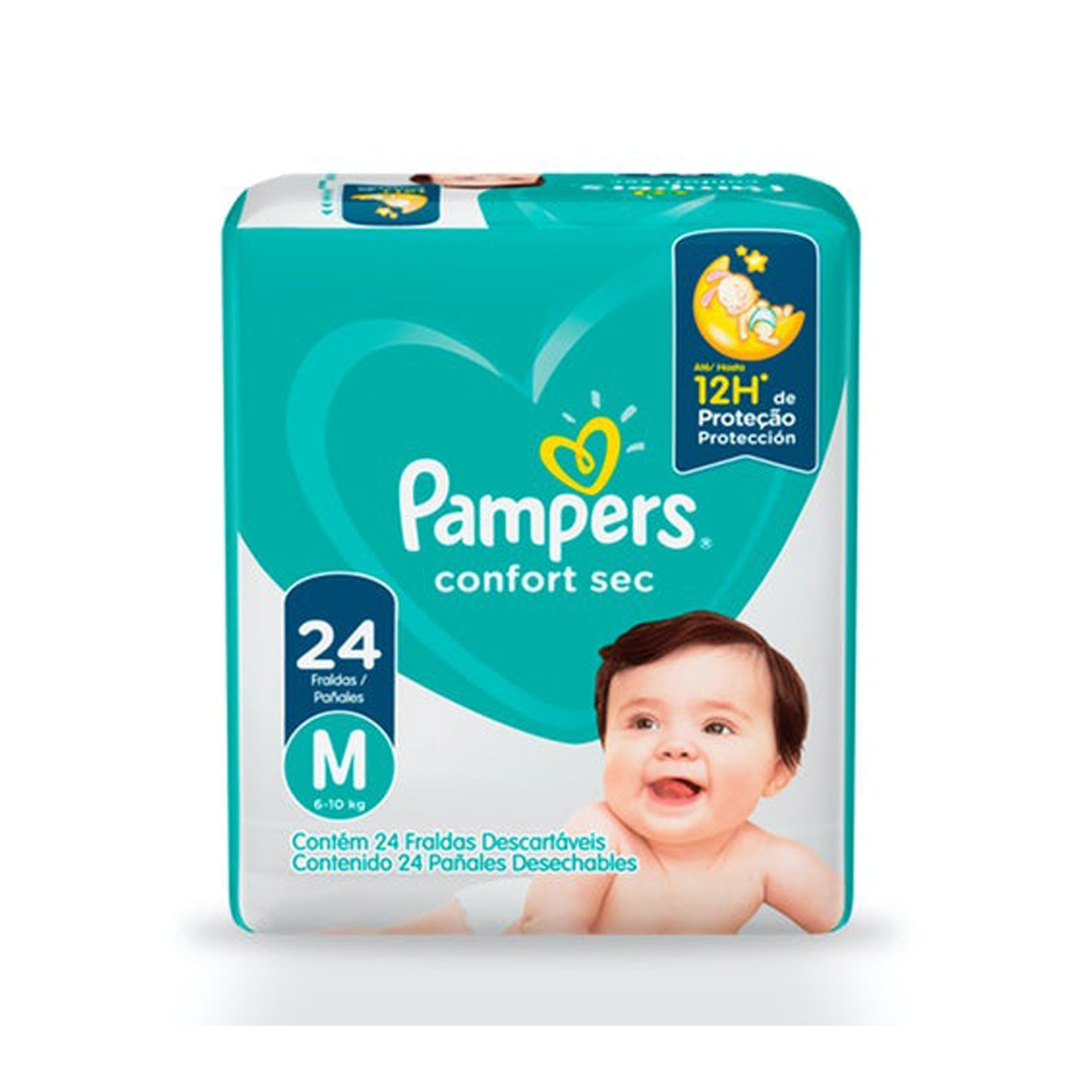 Pampers Pañal Confort Sec M - Farmacias Curie