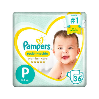 Pampers Pañal Premiun Care P - Farmacias Curie