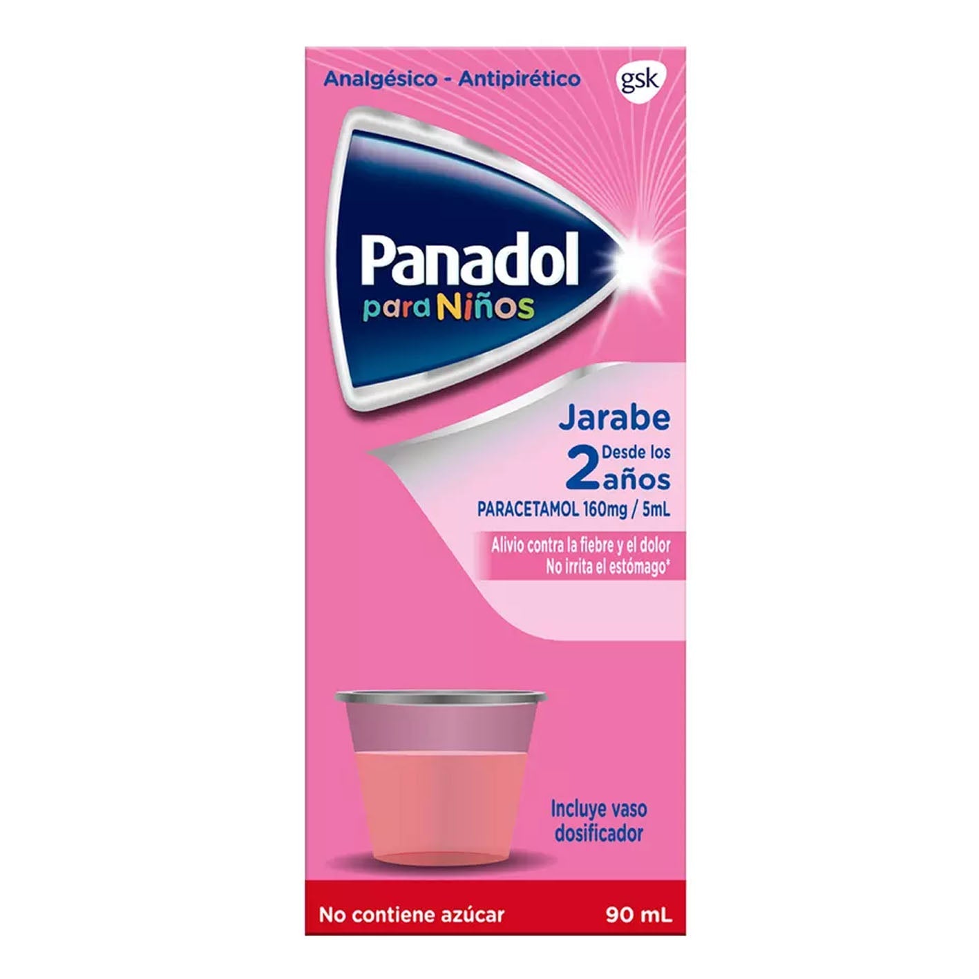 Panadol Jarabe 160mg/5ml - 60ml - Farmacias Curie