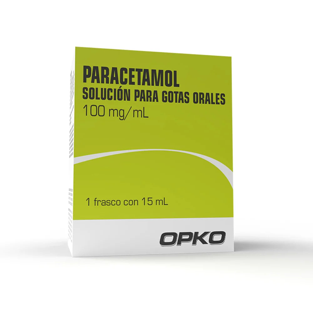 Paracetamol 100 mg/ml Gotas para Solución Oral - 15 ml - Farmacias Curie