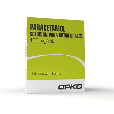 Paracetamol 100 mg/ml Gotas para Solución Oral - 15 ml - Farmacias Curie