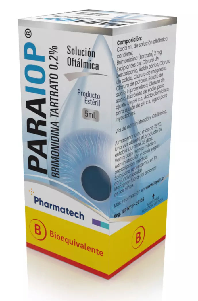 Paraiop 0,2% Solucion Oftálmica - 5 mL - Farmacias Curie