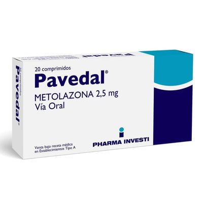 Pavedal Comprimidos 2,5mg - Farmacias Curie