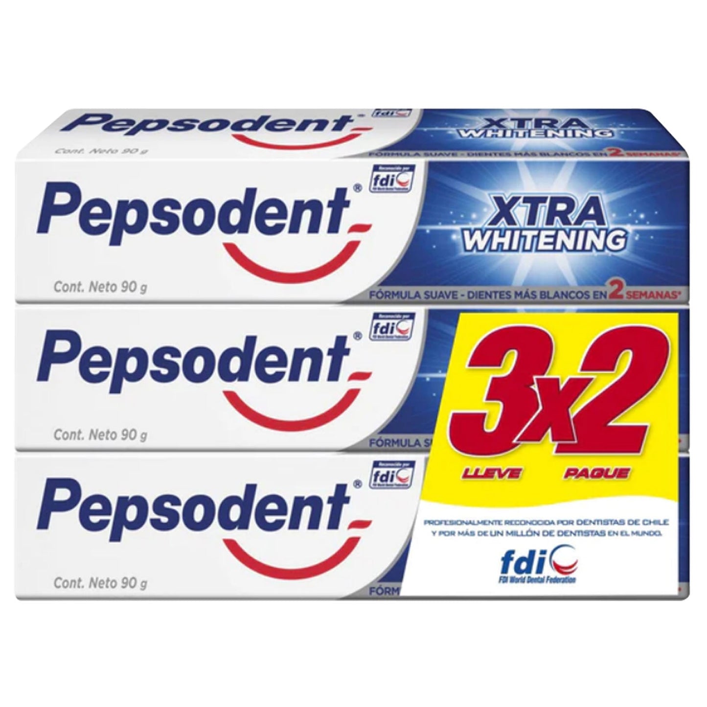 Pepsodent Pack Pasta Dental Xtra Whitening 130 g - Farmacias Curie