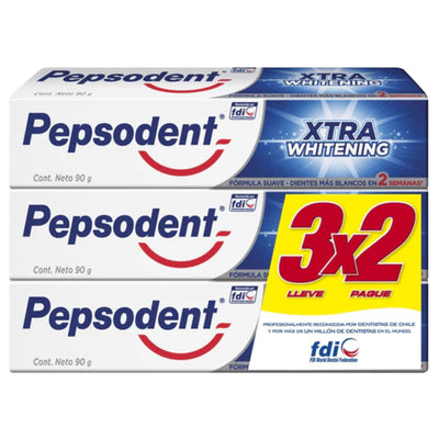 Pepsodent Pack Pasta Dental Xtra Whitening 130 g - Farmacias Curie