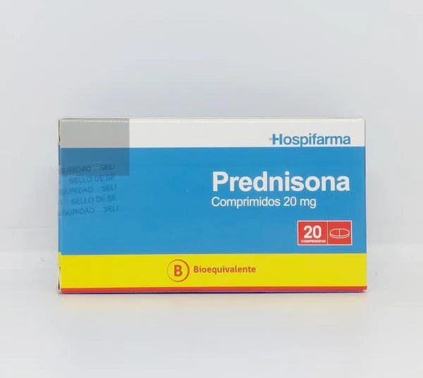 Prednisona 20mg - 20 Comprimidos - Farmacias Curie