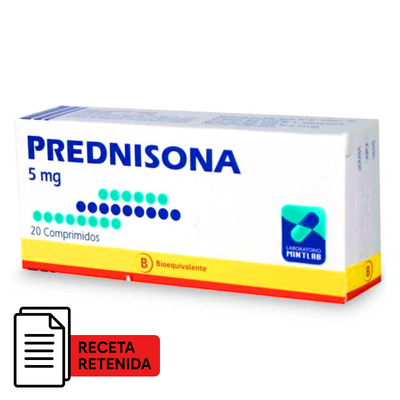 Prednisona Comprimidos 5 mg - Farmacias Curie
