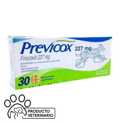 Previcox 227 mg - 30 Comprimidos Masticables - Farmacias Curie